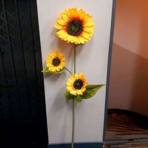 Girasol vara x3 d25/15cm h120cm